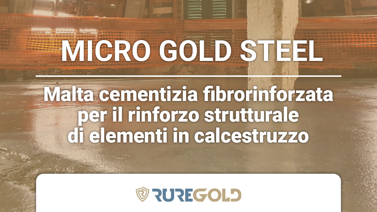 Micro Gold Steel microcalcestruzzo HPFRC: in questo video caratteristiche, vantaggi e modalità di posa.